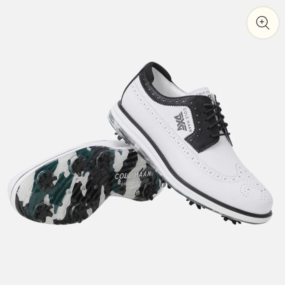 NWT PXG X Cole Haan Waterproof Tour Golf Shoes With Socks, Laces, and Shoe Bags - Picture 2 of 13